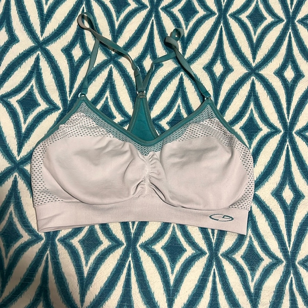 Light blue Champion sports bra M